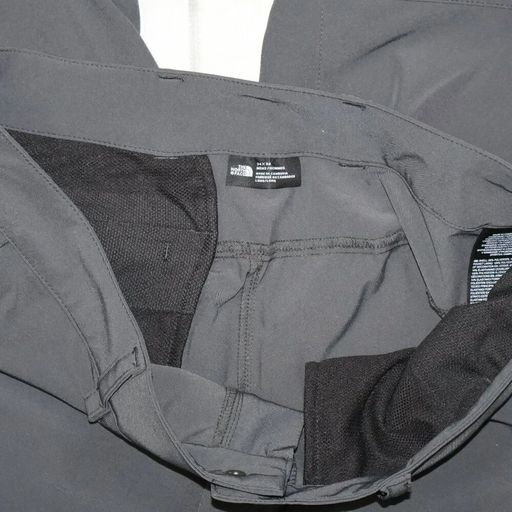 NEW The North Face Men's Paramount 5-Pocket Active Pants Size 34x34 Charcoal